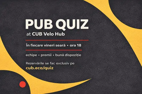 Pub Quiz la CUB Velo Hub